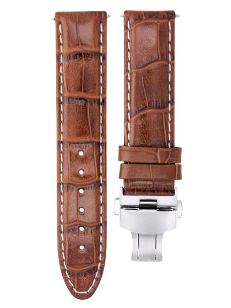 Ewatchparts 24MM LEATHER WATCH BAND STRAP 